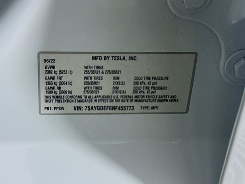 Used 2022 Tesla Model Y Performance AWD/4WD image 12