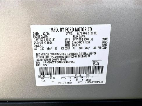 Used 2017 Ford Explorer Limited FWD image 3