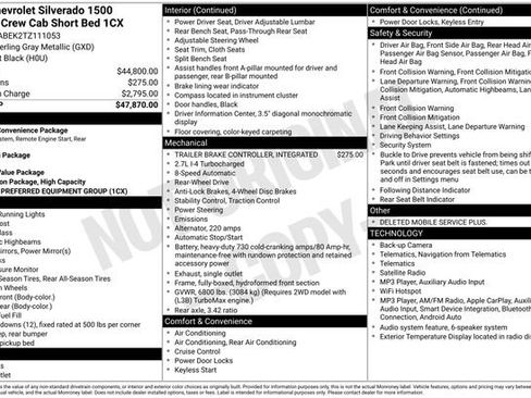 Used 2026 Chevrolet Silverado 1500 Custom RWD image 5