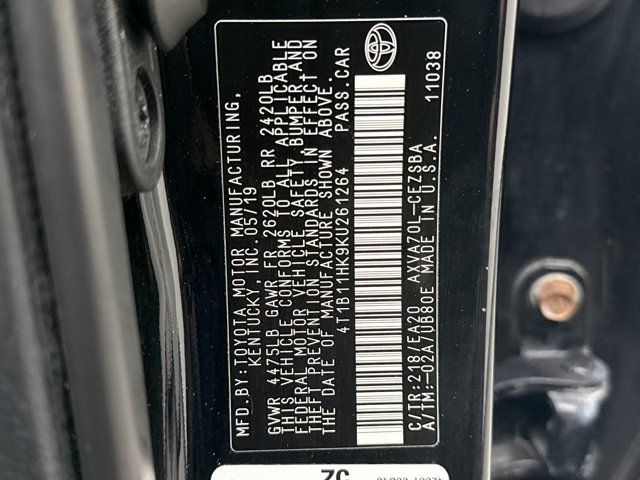 Used 2019 Toyota Camry SE FWD image 20