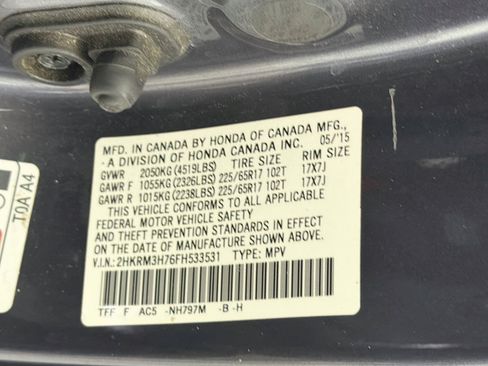 Used 2015 Honda CR-V EX-L image 12