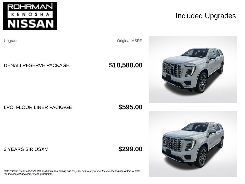 Used 2026 GMC Yukon Denali w/ Denali Reserve Package AWD/4WD image 4