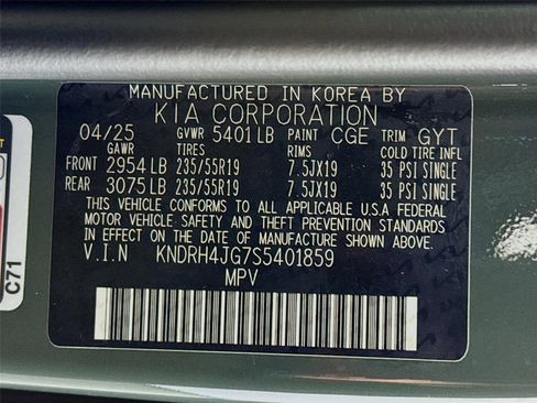 Certified 2025 Kia Sorento EX FWD image 32