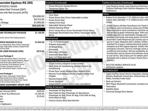 New 2027 Chevrolet Equinox RS w/ Safety and Technology Package AWD/4WD image 11