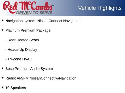 Used 2023 Nissan Rogue Platinum w/ Platinum Premium Package FWD image 3