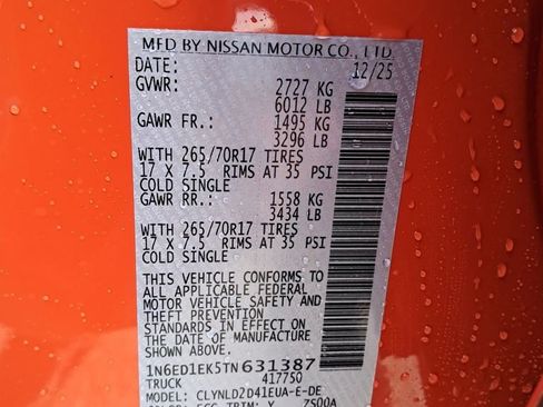 New 2026 Nissan Frontier PRO-4X w/ Pro Premium Package image 31