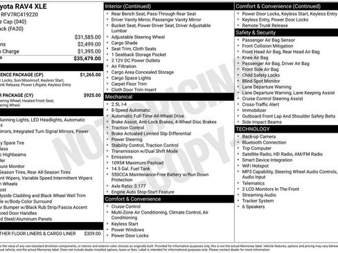 Used 2024 Toyota RAV4 XLE w/ Convenience Package AWD/4WD image 23