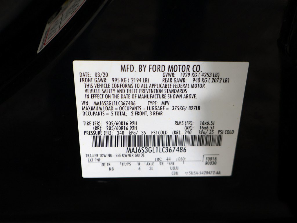 Used 2020 Ford EcoSport SE w/ SE Convenience Package AWD/4WD image 52