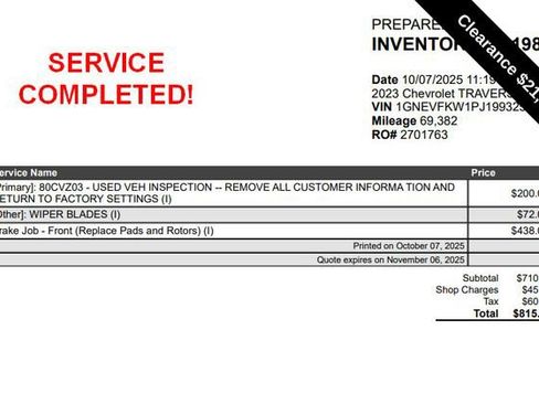 Used 2023 Chevrolet Traverse LS image 11