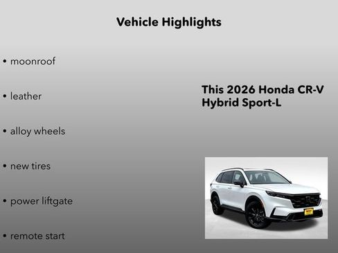New 2026 Honda CR-V Sport-L image 15