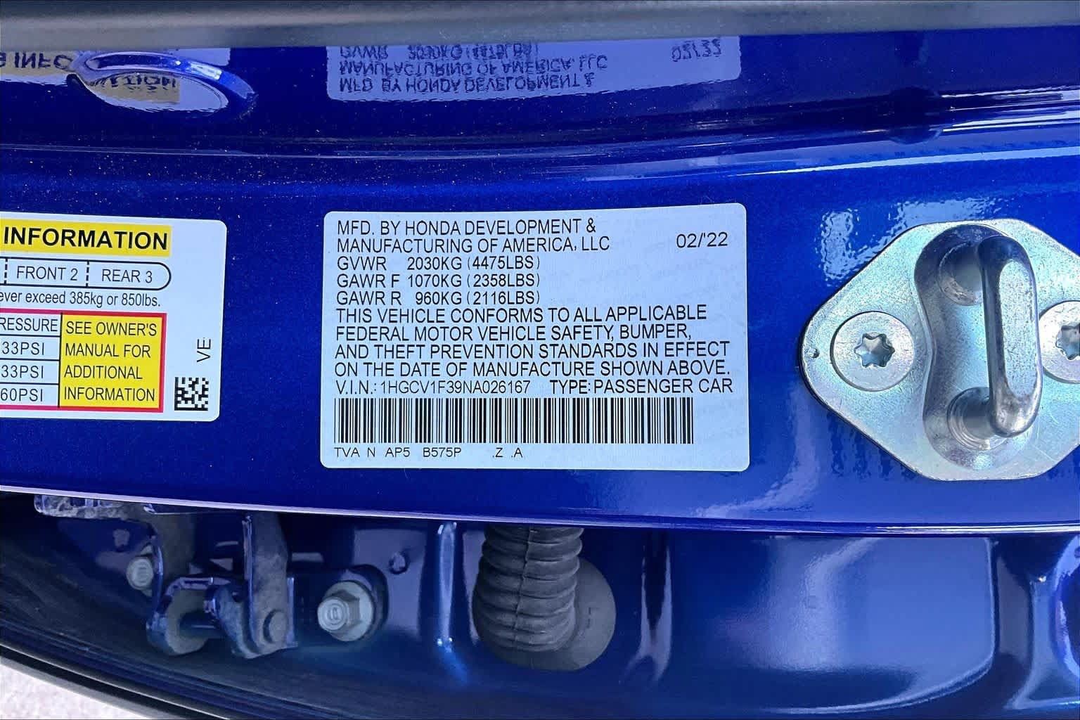 Used 2022 Honda Accord Sport image 31