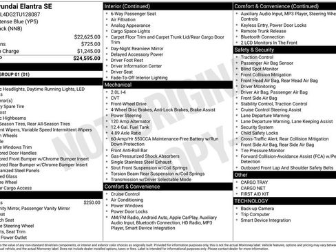 Certified 2026 Hyundai Elantra SE image 44