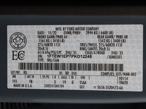 Used 2023 Ford F150 XLT w/ Equipment Group 302A High image 78