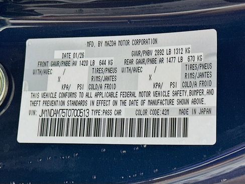 New 2026 MAZDA MX-5 Miata RF Grand Touring RWD image 25