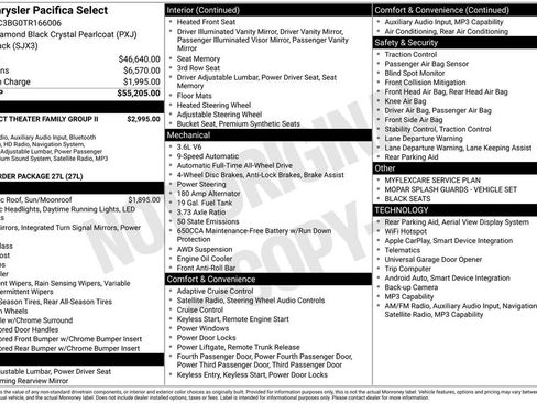 New 2026 Chrysler Pacifica Select image 6