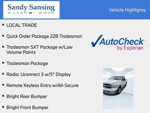 Used 2019 RAM 1500 Tradesman w/ Tradesman SXT Package image 7