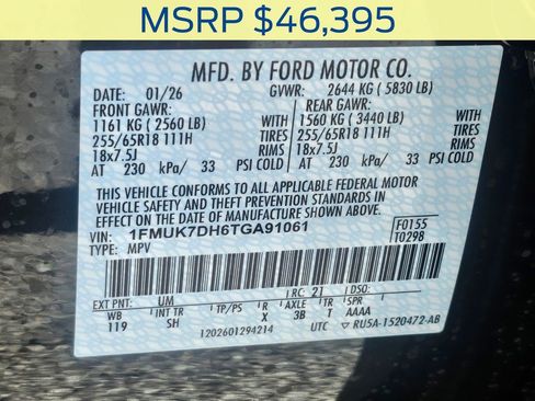 New 2026 Ford Explorer Active w/ Active Comfort Package image 37