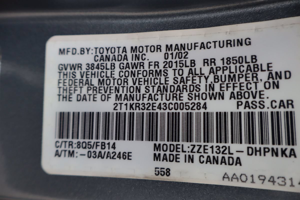 Used 2003 Toyota Matrix XR FWD image 43