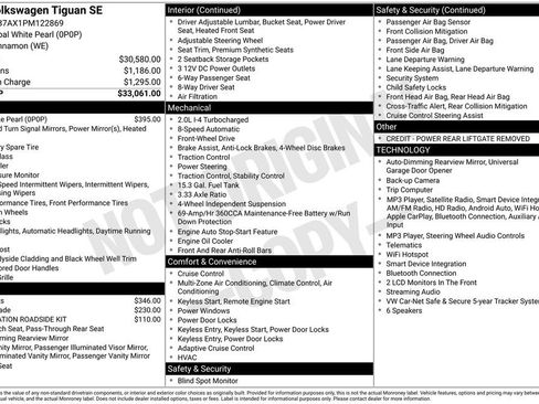 Used 2023 Volkswagen Tiguan SE FWD image 5