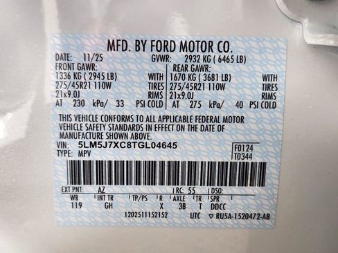 New 2026 Lincoln Aviator Reserve w/ Luxury Package image 24