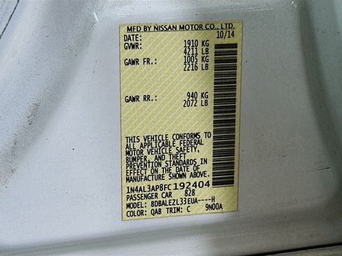 Used 2015 Nissan Altima 2.5 S w/ Power Driver Seat Package FWD image 28