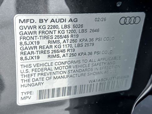 New 2026 Audi Q3 quattro 2.0T AWD/4WD image 27