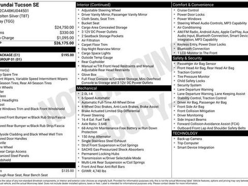 Used 2019 Hyundai Tucson SE w/ Cargo Package image 1