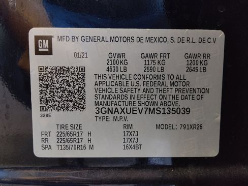 Used 2021 Chevrolet Equinox LT AWD/4WD image 33