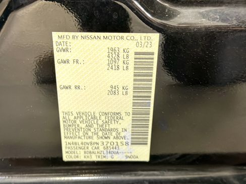Used 2023 Nissan Altima 2.5 SV FWD image 12