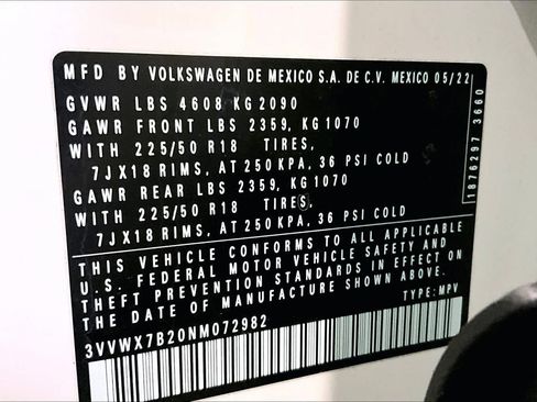 Used 2022 Volkswagen Taos SE AWD/4WD image 32