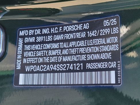 Certified 2025 Porsche 911 GT3 image 33