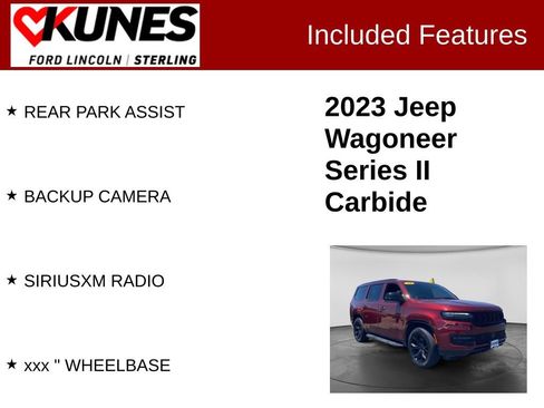Used 2023 Jeep Wagoneer Series II AWD/4WD image 3