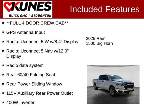 Used 2025 RAM 1500 Big Horn AWD/4WD image 3