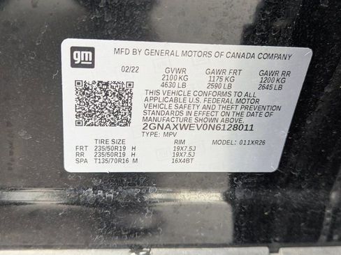 Used 2022 Chevrolet Equinox RS w/ RS Leather Package image 39