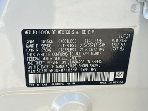 Used 2022 Honda HR-V LX image 30