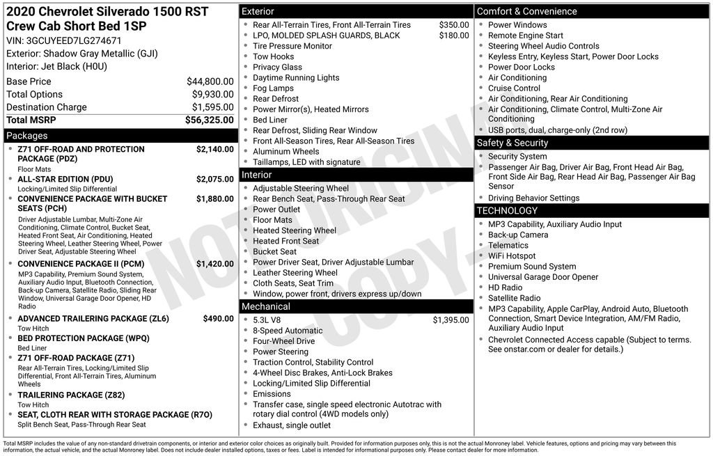 Used 2020 Chevrolet Silverado 1500 RST AWD/4WD image 5