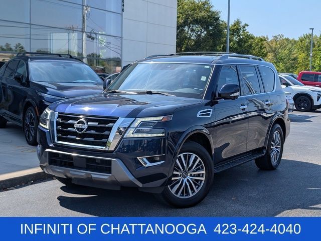 Used 2023 Nissan Armada SL w/ Captain's Chairs Package RWD image 1