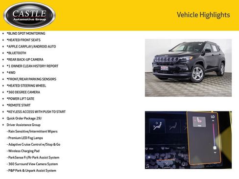 Used 2023 Jeep Compass Latitude w/ Convenience Group AWD/4WD image 3