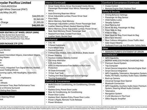Used 2018 Chrysler Pacifica Limited FWD image 2