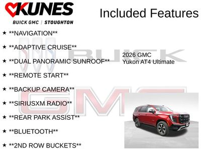New 2026 GMC Yukon AT4 Ultimate w/ LPO, Floor Liner Package
