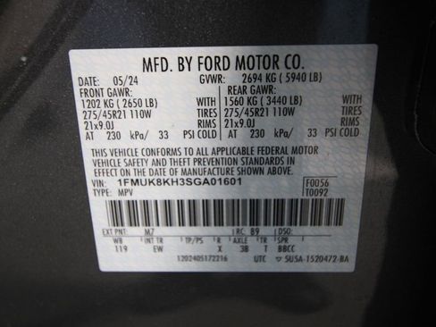 Used 2025 Ford Explorer ST-Line w/ Premium Package image 49