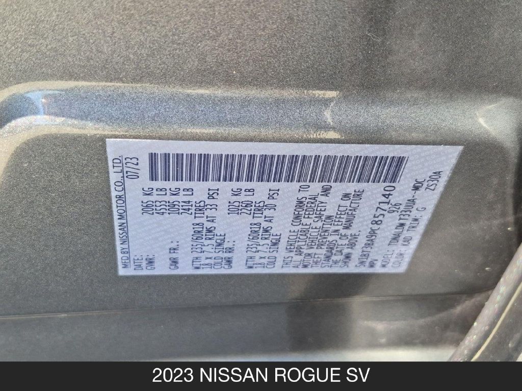 Used 2023 Nissan Rogue SV FWD image 24