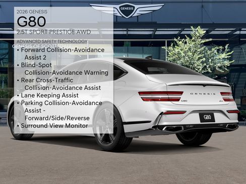 New 2026 Genesis G80 2.5T Sport Prestige AWD/4WD image 7