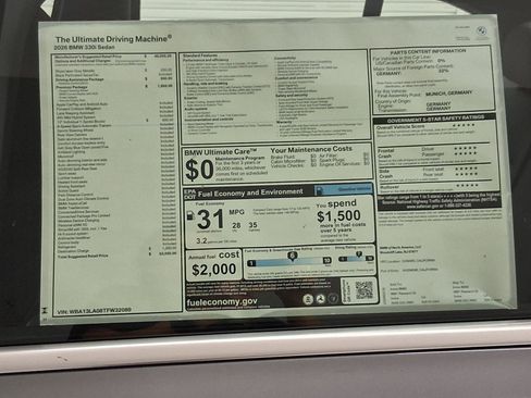 New 2026 BMW 330i Sedan w/ Premium Package RWD image 32