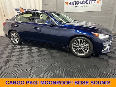 Used 2022 INFINITI Q50 Luxe w/ Cargo Package AWD/4WD image 1