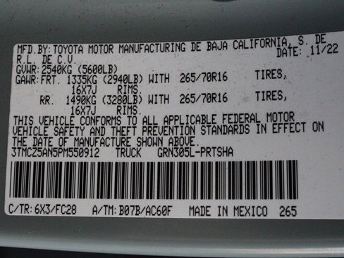 Certified 2023 Toyota Tacoma 4x4 Double Cab image 67