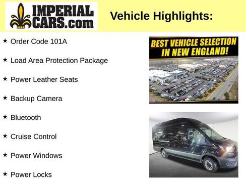 Used 2023 Ford Transit 250 148 High Roof Extended w/ Load Area Protection Package RWD image 3
