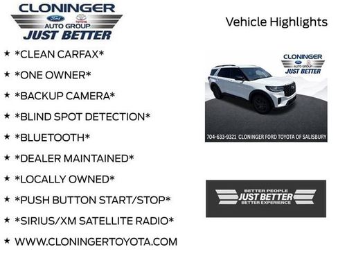 Used 2025 Ford Explorer ST-Line w/ Premium Package RWD image 3