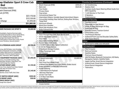 Used 2022 Jeep Gladiator Sport image 41