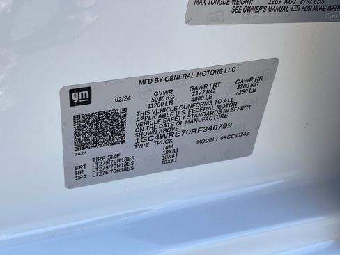 Used 2024 Chevrolet Silverado 3500 W/T image 36